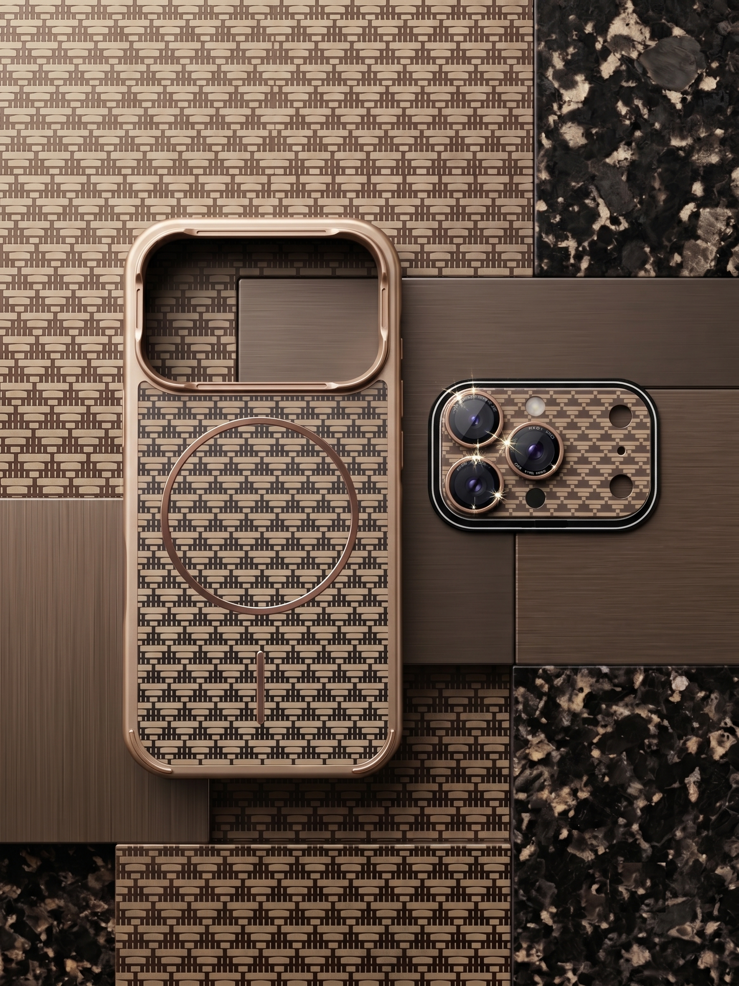 iPhone 17 Pro Max - Funda Luxury Geometric - MagSafe