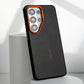 Samsung S26 Ultra - Funda de Fibra de Aramida - MagSafe - Negro / Naranja