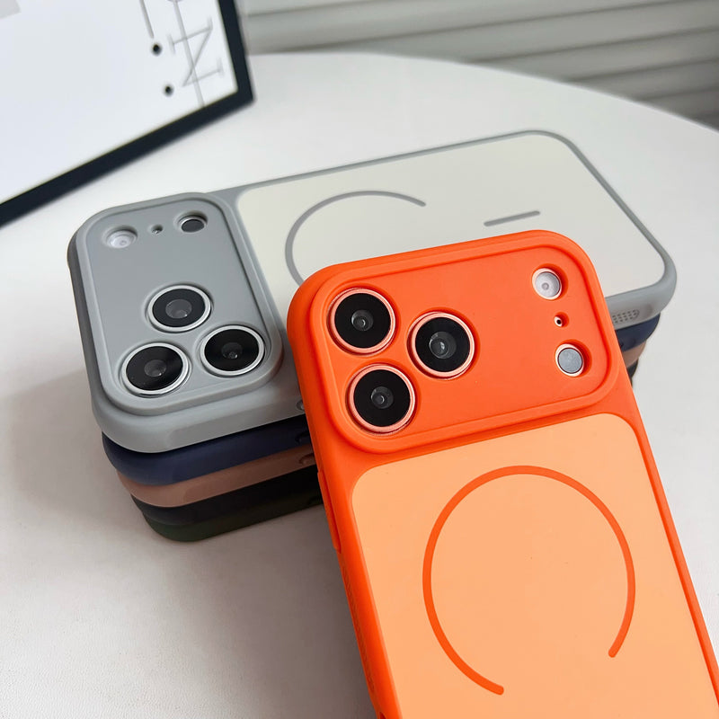 iPhone 17 Pro Max - Funda de Silicona Matte - MagSafe - Con Protector de Módulo