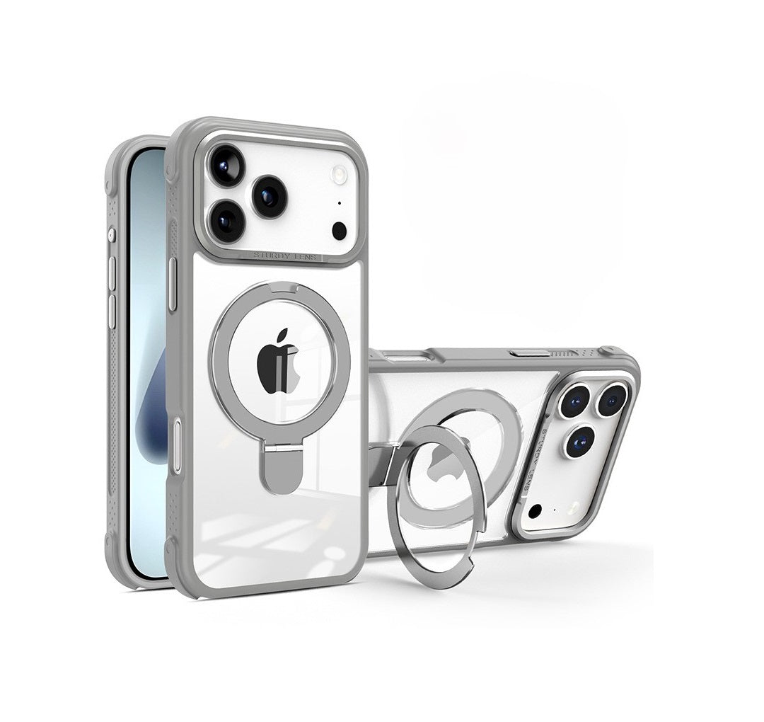 iPhone 17 Pro Max - Funda Bumper - Con Soporte MagSafe - Gris