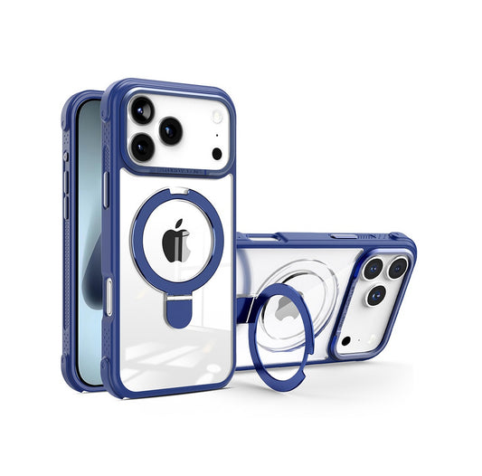 iPhone 17 Pro Max - Funda Bumper - Con Soporte MagSafe - Azul Marino