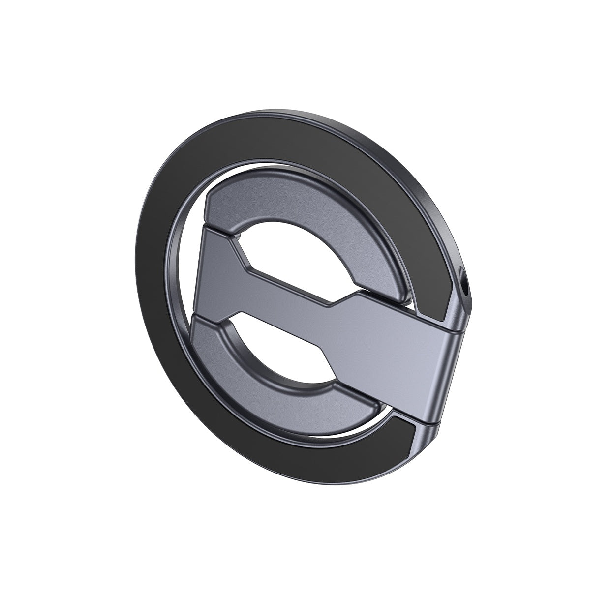 Soporte Aro Magnético - Doble Imán - Gris / Negro - Hoco