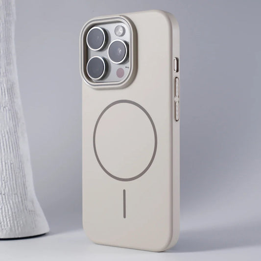 iPhone 16 Pro Max - Slim Case - MagSafe - Blanco Marfil