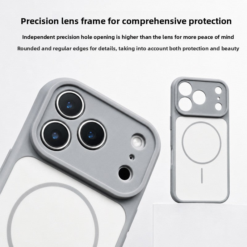 iPhone 17 Pro Max - Funda de Silicona Matte - MagSafe - Con Protector de Módulo