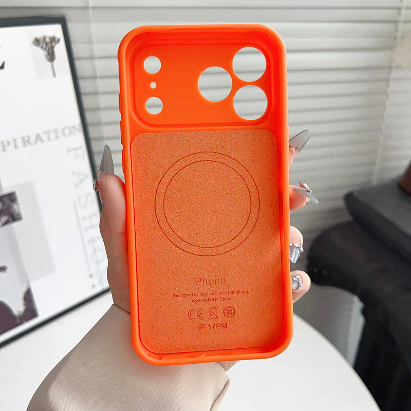 iPhone 17 Pro Max - Funda de Silicona Matte - MagSafe - Con Protector de Módulo