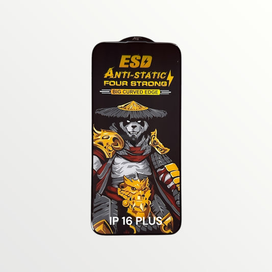 iPhone 16 Plus - Protector de Pantalla - Vidrio Templado HD - Dureza 9H - ESD