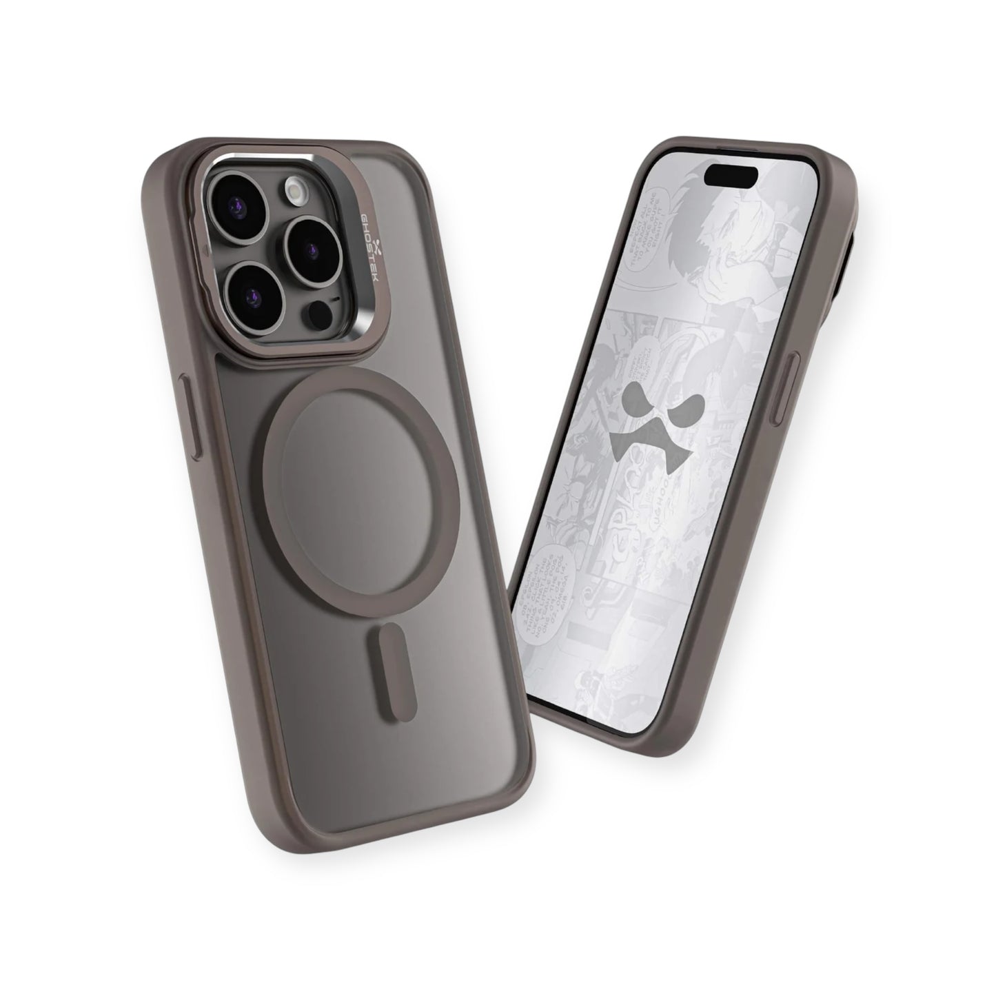 iPhone 15 Pro Max - Kick Cam - MagSafe - Grey - Ghostek