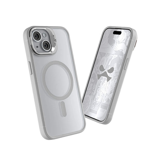 iPhone 15 | iPhone 14 | iPhone 13 - Funda Kick Cam - MagSafe - Blanco - Ghostek