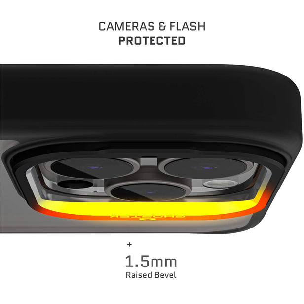 iPhone 15 Pro - Kick Cam - Smoke Black - Ghostek