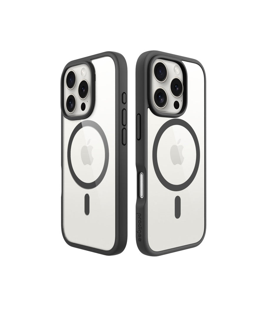iPhone 16 Pro Max - Funda Magneteek - MagSafe - Negro Transparente - Prodigee