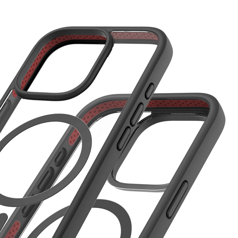 iPhone 16 Pro Max - Funda Magneteek - MagSafe - Negro Transparente - Prodigee