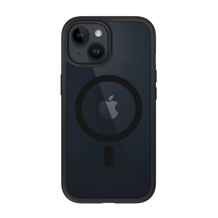 iPhone 15 | iPhone 14 | iPhone 13 - Funda Magneteek - MagSafe - Clear Black - Prodigee