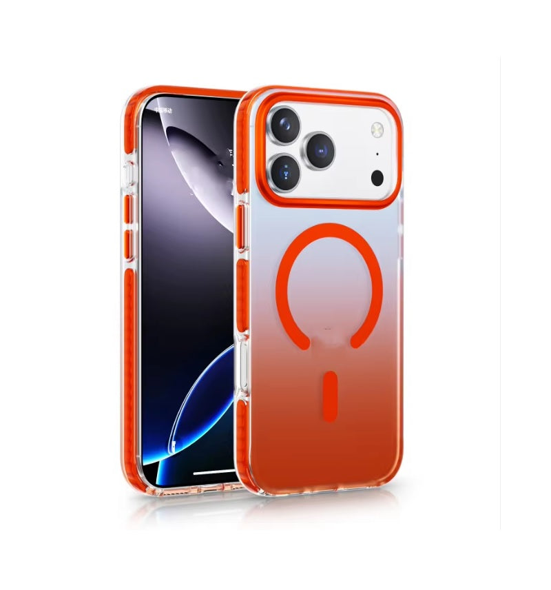 iPhone 17 Pro Max - Funda Camaleón - MagSafe - Naranja Degradado