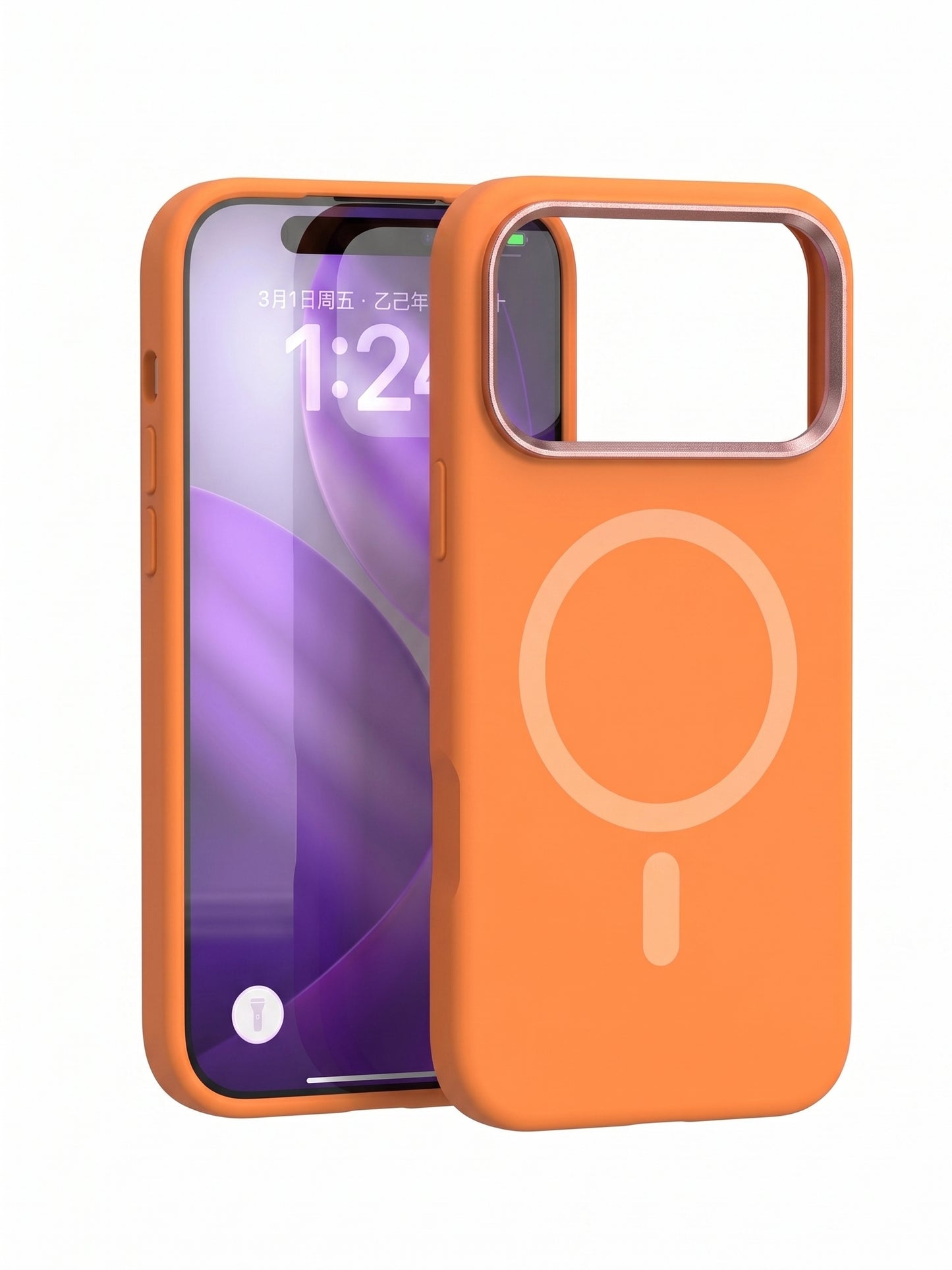iPhone 17 Pro Max - Funda de Silicona Premium - MagSafe