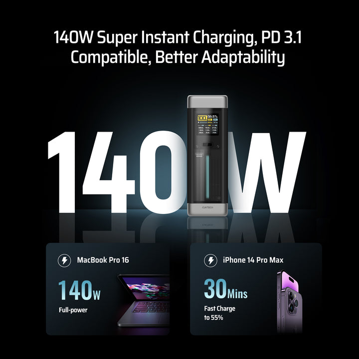 Batería Portátil CUKTECH N° 20 - 25000 mAh - 210 W