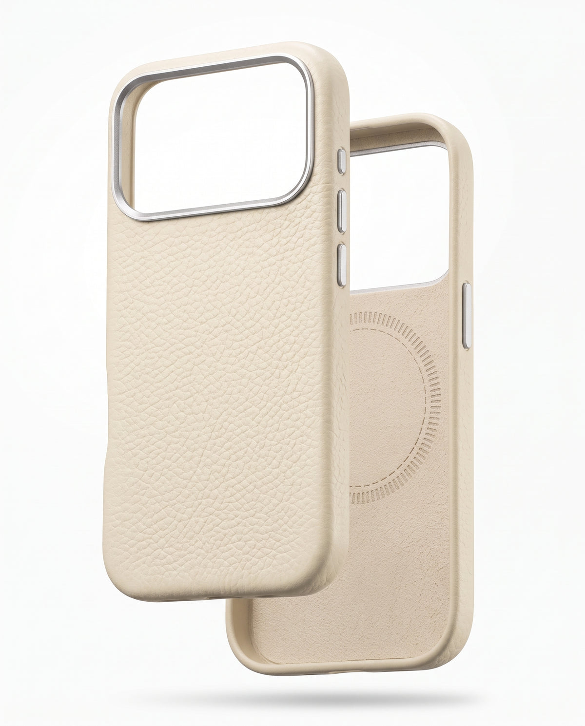 iPhone 18 Pro Max | iPhone 17 Pro Max - Funda de Cuero Granulado Premium con Magsafe