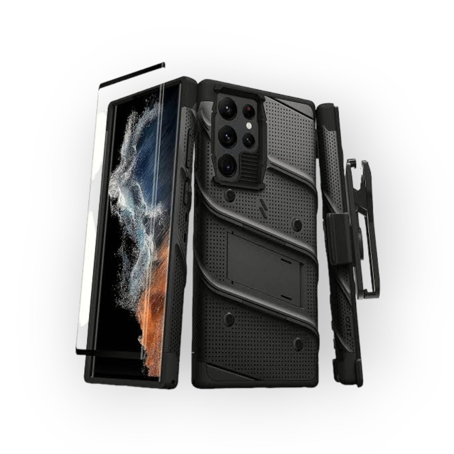 Samsung S22 Ultra - Bolt Series - Negro - Zizo