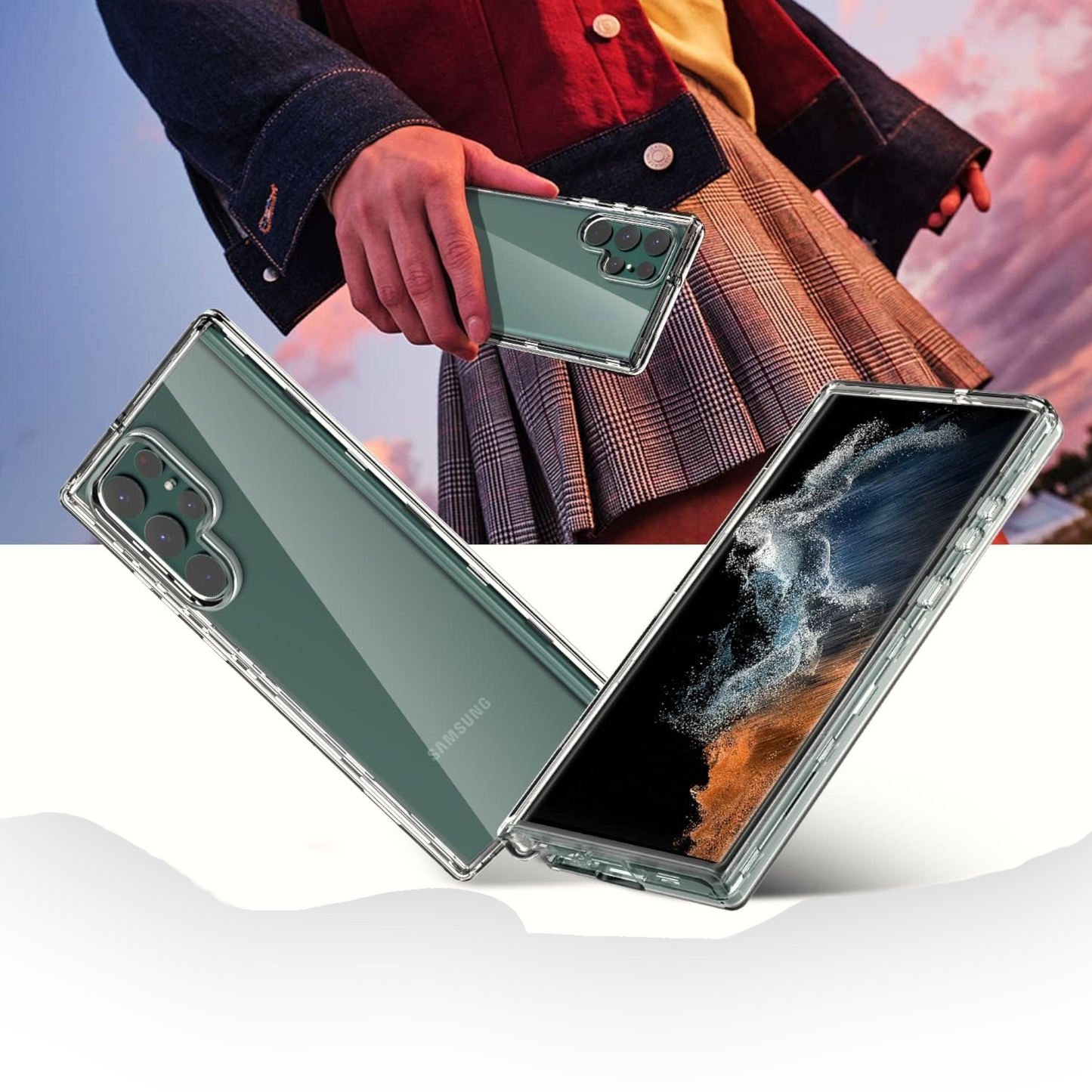 Funda 360⁰ Antishock - Samsung S23 Ultra - Transparente