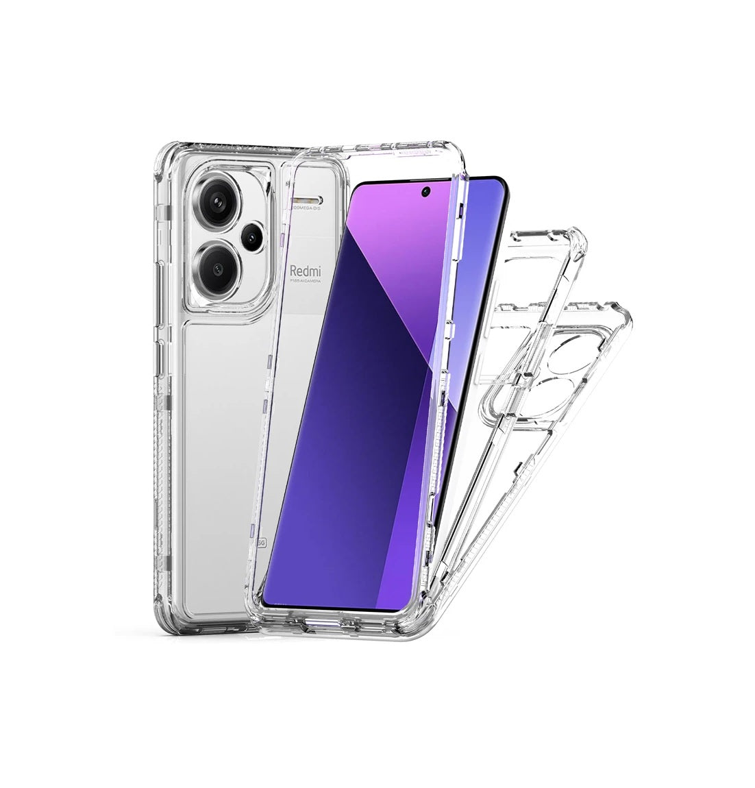 Slim Armor 360° - Antishock - Xiaomi Redmi Note 13 Pro Plus 5G - Transparente