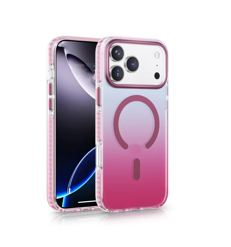 iPhone 17 Pro Max - Funda Camaleón - MagSafe - Fucsia Degradado