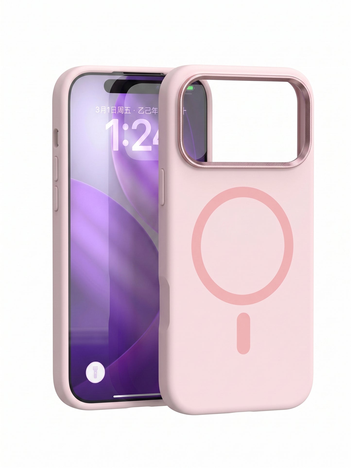 iPhone 17 Pro Max - Funda de Silicona Premium - MagSafe