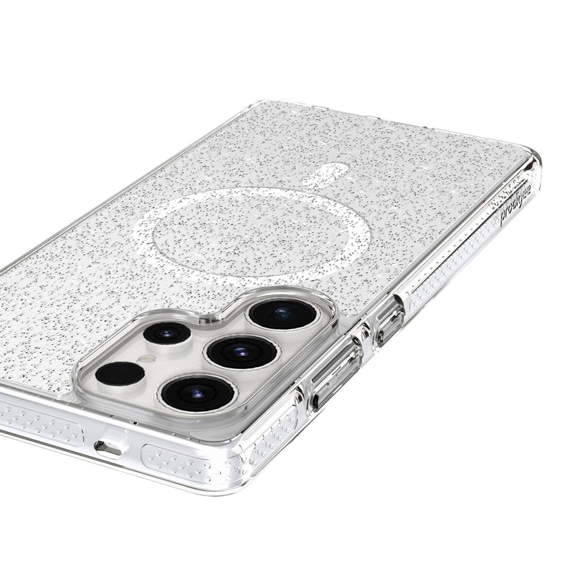 Samsung S25 Ultra - Funda Super Star - MagSafe - Glitter Clear - Prodigee
