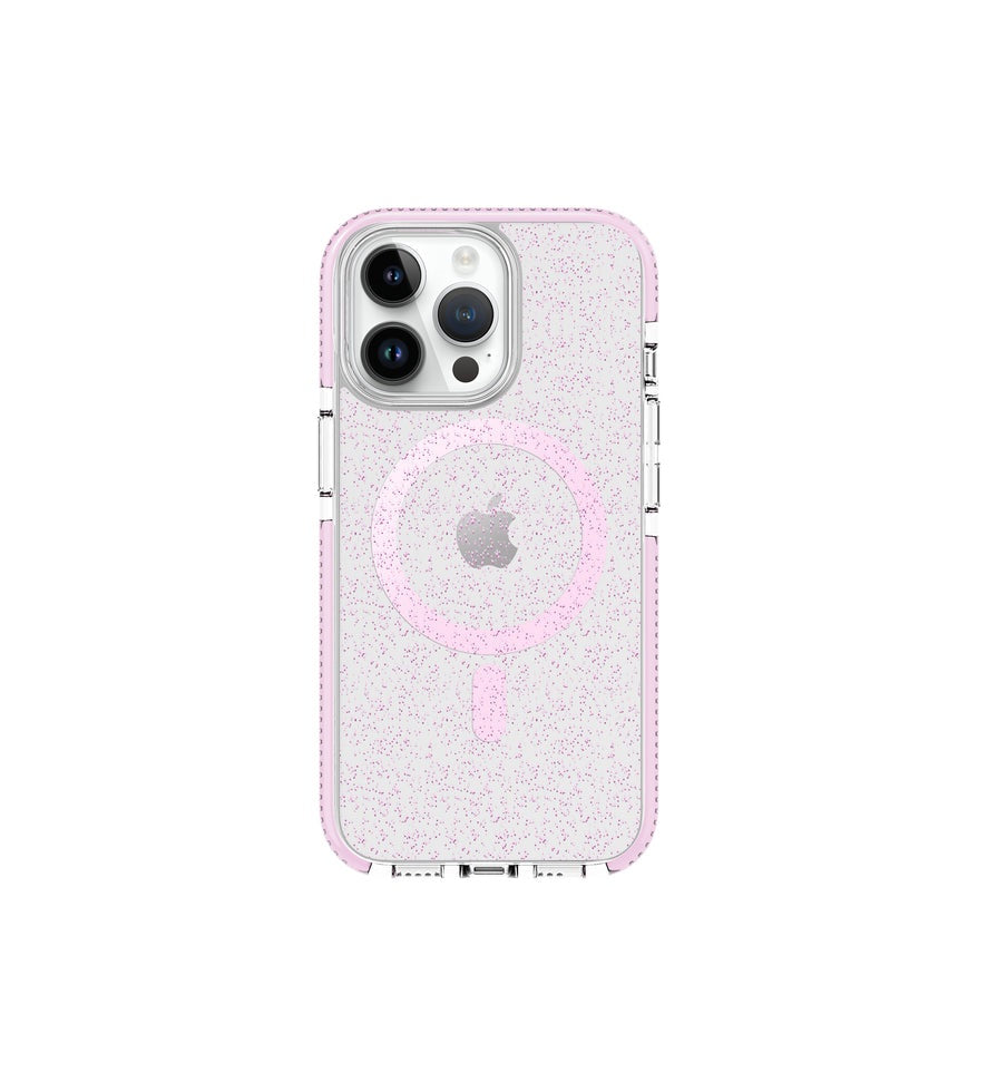 iPhone 15 Pro Max - Super Star + Mag - Glitter Rosa - Prodigee