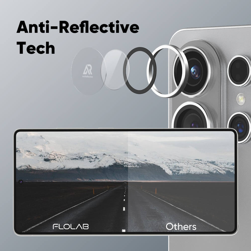Samsung S26 Ultra - Protector de Cámaras - Anti Reflejo - Gris Titanio - ESD