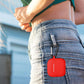 AirPods 4 - Funda de Silicona - Gamuzada - Rojo