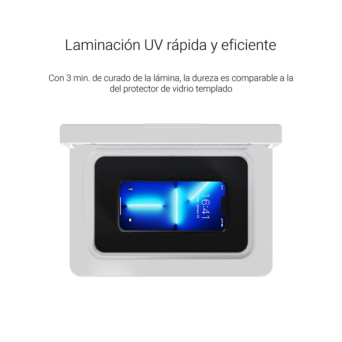 Lámina UV HD tipo cristal templado hasta 7' - Dureza 6H - DEVIA
