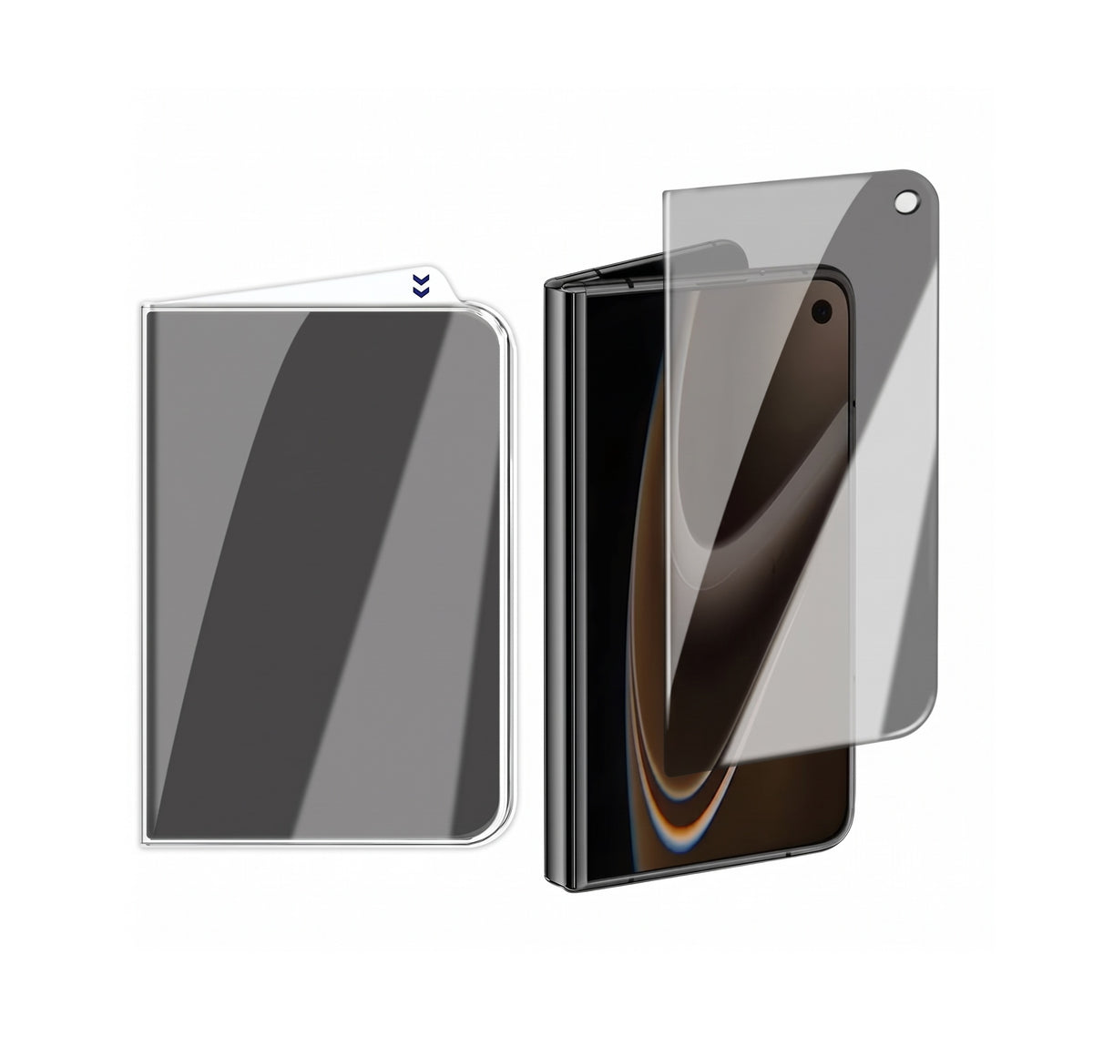 iPhone Duo - Vidrio Templado Premium - Sin Bordes - Para la pantalla Externa