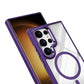 Samsung S24 Ultra - Clear Case - MagSafe - Morado