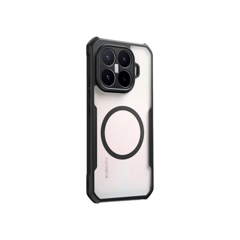 Xiaomi 17T - Funda Antishock con AirBag - MagSafe - Transparente / Negro - Xundd