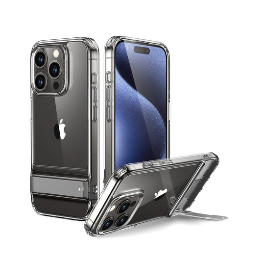 iPhone 15 Pro - Boost Series con Stand - Transparente - ESR