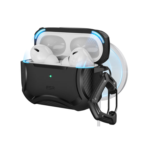 AirPods Pro - Cyber Armor - Tough Case (HaloLock) - Black - ESR
