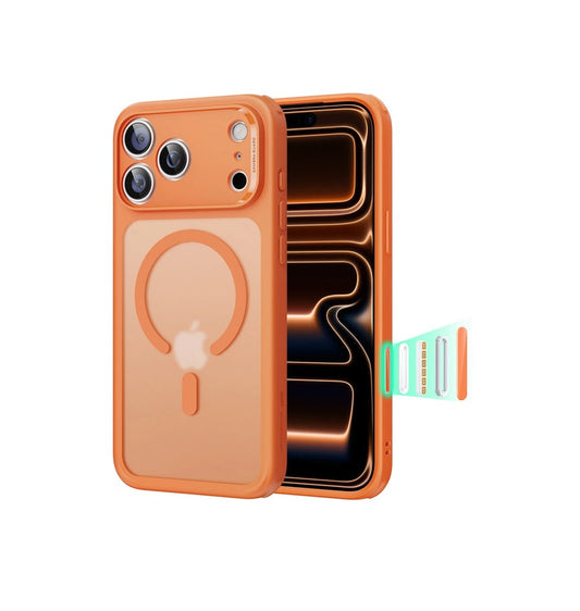 iPhone 17 Pro Max - Funda Hybrid (Con Control de Cámara) - MagSafe - Naranja - ESR