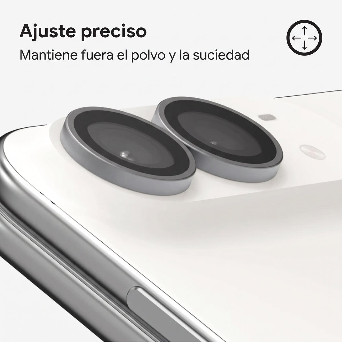 iPhone Duo - Protector de Cámaras (Vidrio Templado) con Anti Reflejo - ESD