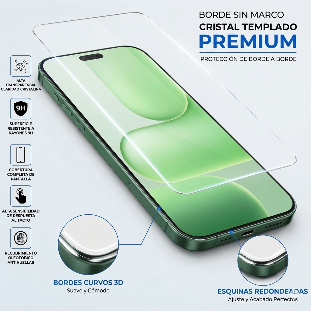 Honor 600 | Honor 600E | Honor 600 Pro - Vidrio Templado Premium - Sin Bordes - HD Ultra Claro - Anti Reflejos - Infinity Glass