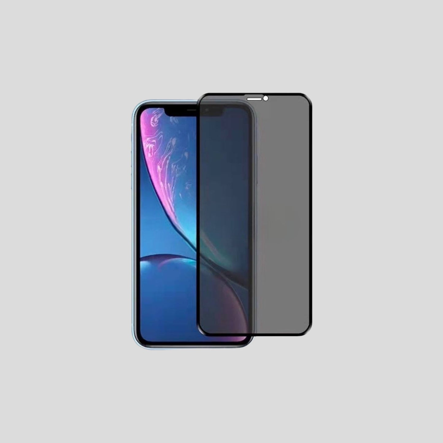 iPhone XR | 11 - Vidrio Templado Anti espía HD
