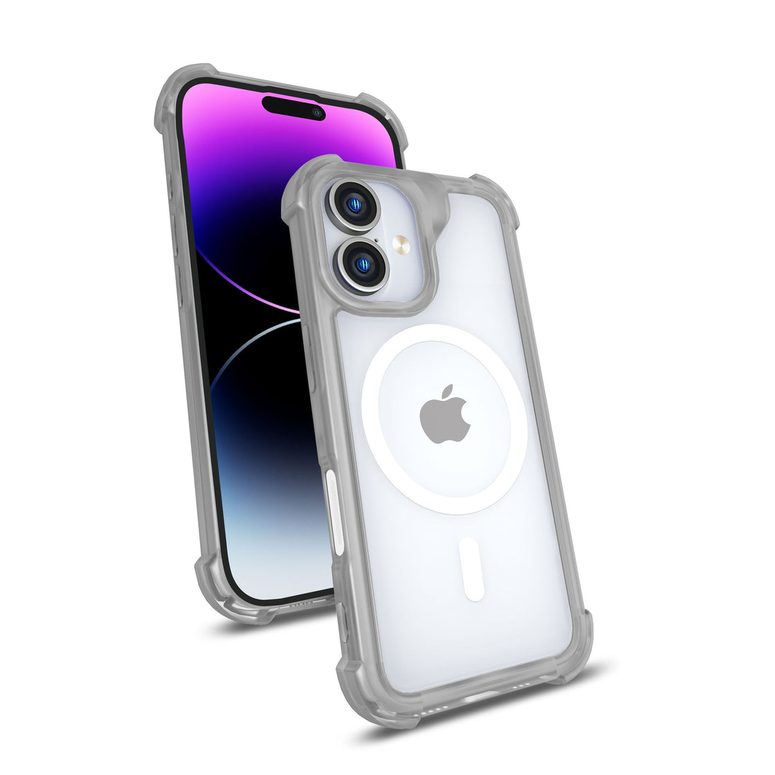 iPhone 16 - Rugged Case - MagSafe - Clear Smoke - Click