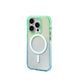 iPhone 16 Pro - Ombre Clear Series - MagSafe - Verde Menta / Turquesa