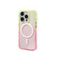 iPhone 16 Pro - Ombre Clear Series - MagSafe - Amarillo Neón / Rosa Pastel