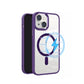 iPhone 15 - Clear Case - MagSafe - Morado Oscuro