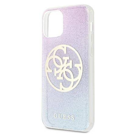 iPhone 12 Pro Max - Pink Glitter - Logo Guess - Guess