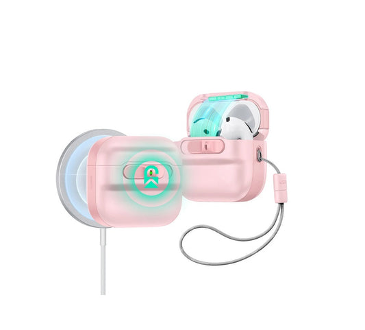 AirPods 4 - Case Flick Lock - Pulse MagSafe (HaloLock) - Rosa