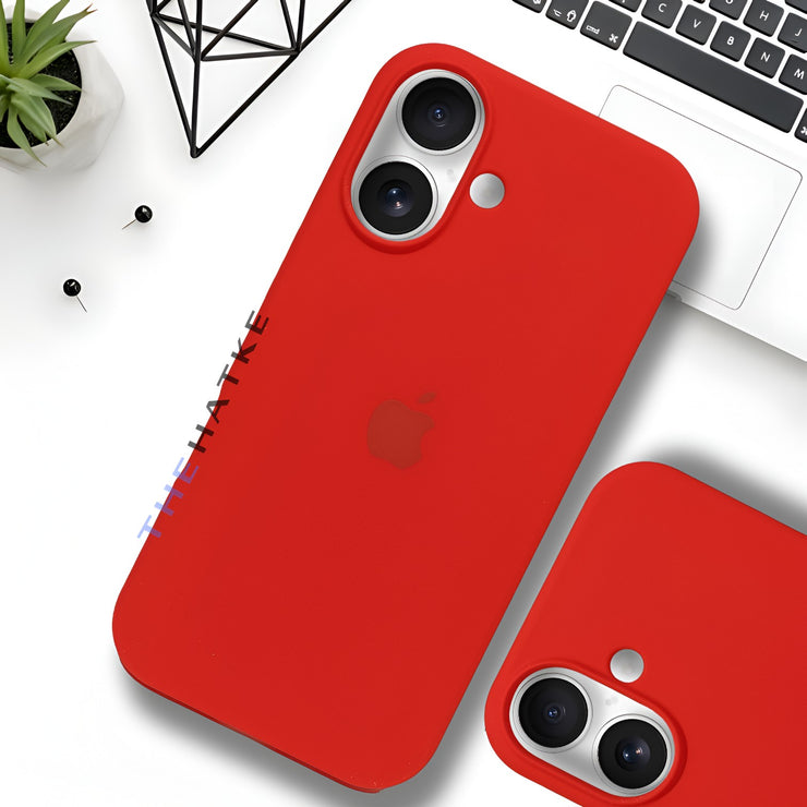 iPhone 16 - Silicone Cases - Red