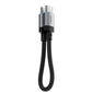Cable Tipo C - 6A - CUKTECH - 240W - Magnético - 15CM - PD 3.1  - NEGRO