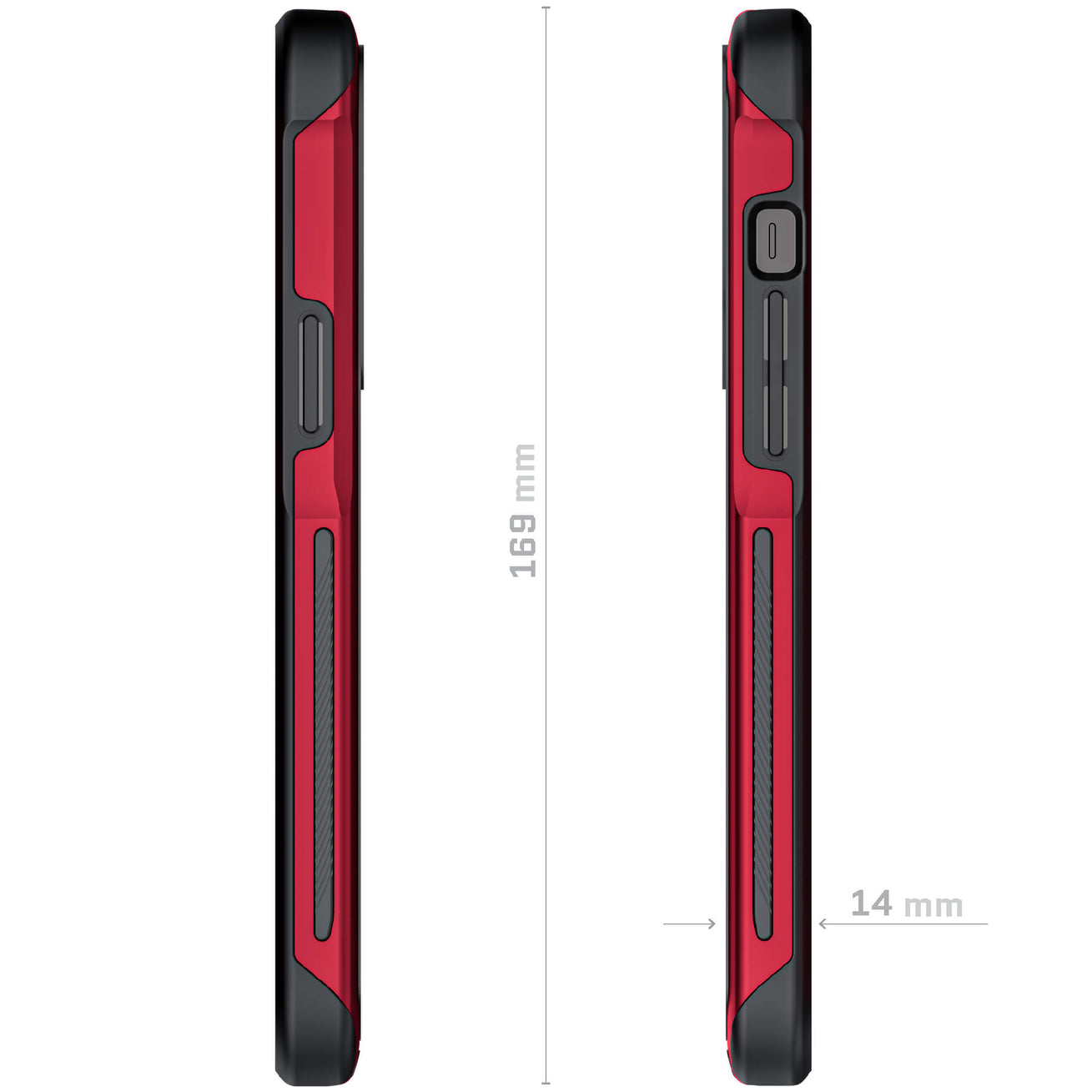 iPhone 14 Pro Max - Atomic Slim4 - Rojo - Ghostek