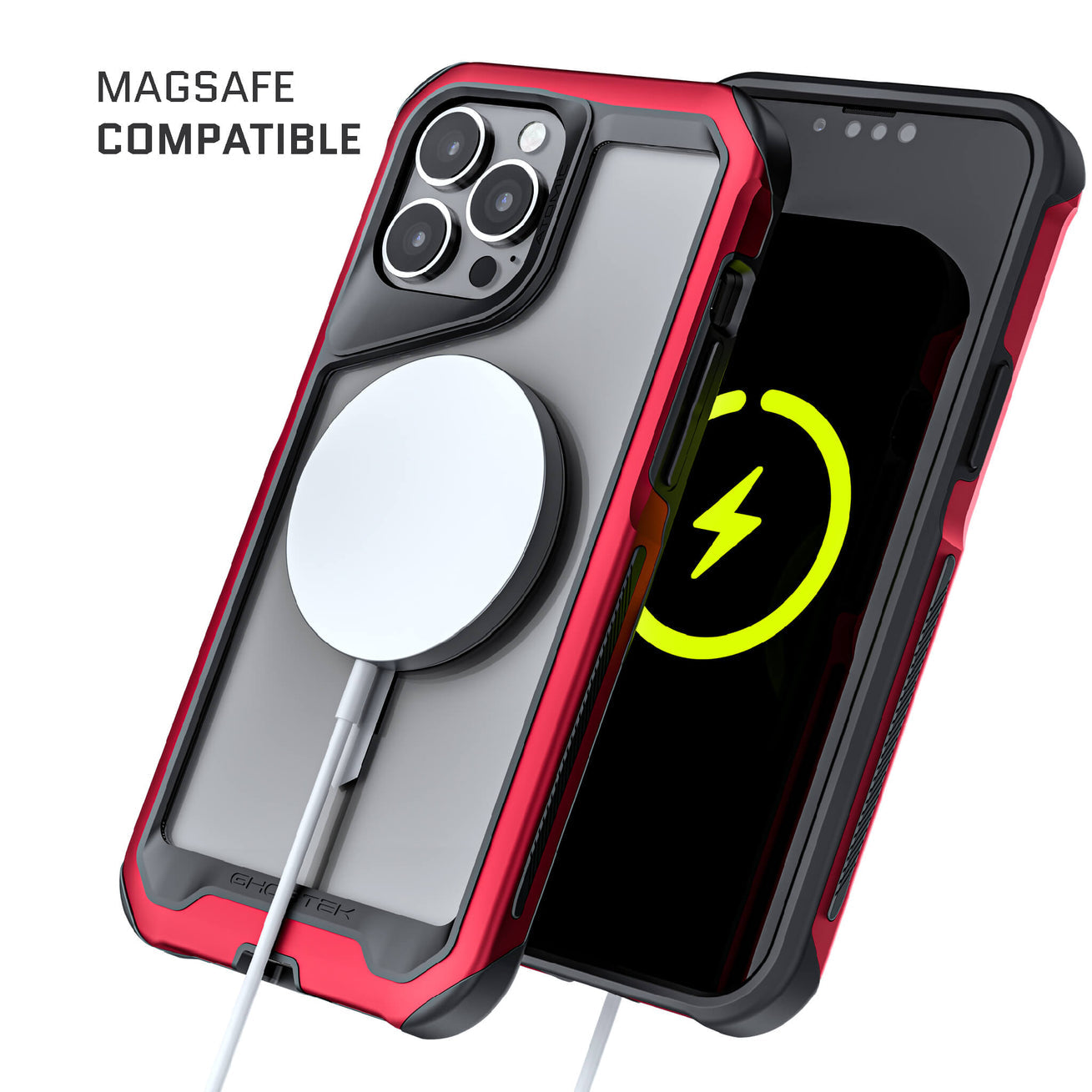 iPhone 14 Pro Max - Atomic Slim4 - Rojo - Ghostek
