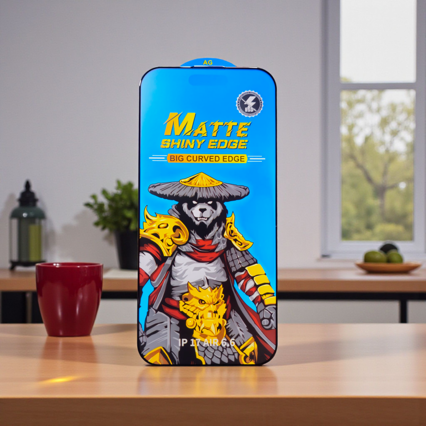 iPhone Air - Vidrio Templado - Matte (Antihuella) Biselado - ESD